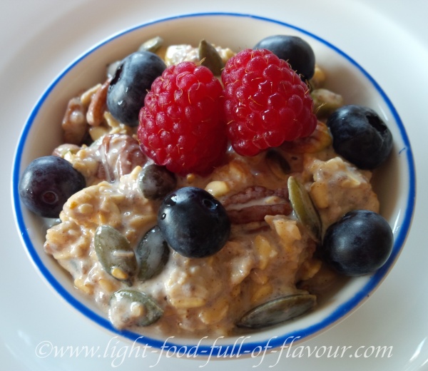 A Less Processed Life: What's For Lunch: Yogurt, Muesli, and Berries